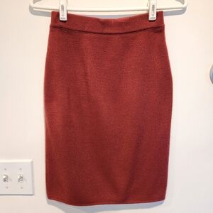 Olive & Oak Red Pencil Skirt